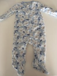 Carters 9 Month Fleece Sleeper Two Way Zipper