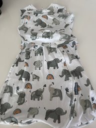 Ingenuity Arms Free Transitional Swaddle, Size 3-6 Months, 14-18 Pounds, Arms Swaddled In Or Out, 1.0 TOG