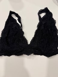 Out From Under Black Lace Bralette - Black - Medium