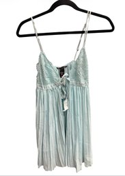 Victorias Secret Teddy Bear Night Garment - Light Blue - Medium