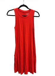 Time And True Pocket Dress - Xs 0-2 - Red
