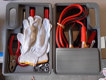 American Builder 31-Piece Auto Roadside Emergency Kit.