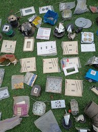 Tote Full Of Electrical And Misc