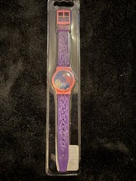 Vintage Disney Sleeping Beauty Holographic Digital Watch.
