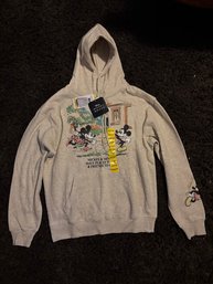 Disney Mickey Mouse Hoodie Size Medium New
