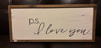P.S I Love You Wall Art