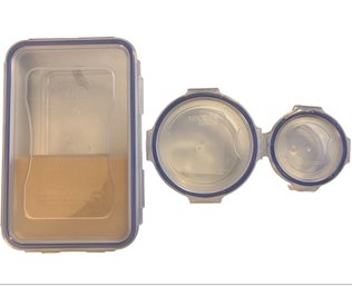 Lock & Lock Tupperware Combo 3pc. New.