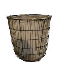 Metal Wire Laundry Basket With Handles