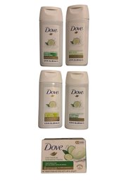 Dove Travel Size Lotion, Body Wash, Soap, Shampoo & Conditioner