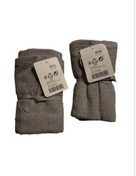 Kornan IKEA Hand Towels X2 Grey In Color