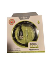 Quick Charger & Data Transmitting Cable. Black. New