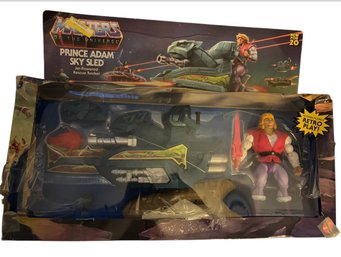 Masters Of The Universe Origins Prince Adam And Sky Sled Action Figure Set