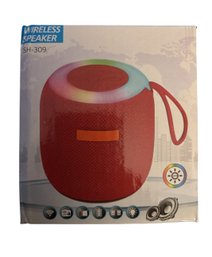 Portable Wireless Bluetooth Speaker. Red In Color. New