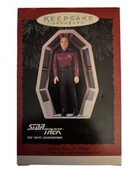 Hallmark Keepsake Ornament Featuring Captain Jean-Luc Picard From Star Trek