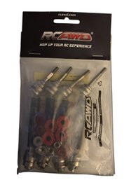 RCAWD Steel Driveshafts For 1/10 Scale Arrma 3S And Mega RC Vehicles.