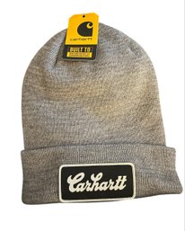 Carhartt Men's Knit Cuffed Beanie In Heather Gray.