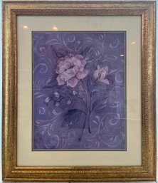 Framed Floral Artwork