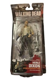 McFarlane Toys The Walking Dead TV Series 3 Merle Dixon Action Figure With Autograph