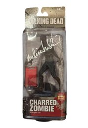 McFarlane Toys AMC The Walking Dead Series 5 Charred Zombie Action Figure. Autographed