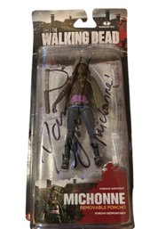 Autographed McFarlane Toys The Walking Dead TV Series 3 Michonne Action Figure