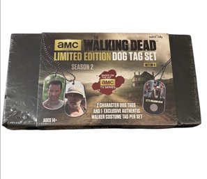 The Walking Dead Limited Edition Dog Tag Set For Season 2, Set 1 Of 4.