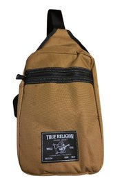 True Religion Yeta Buddha Patch Sling Bag.