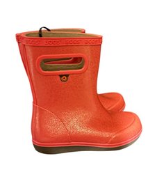 Bogs Kids Skipper II Glitter Rain Boots. Size 8