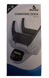 NexiGo Charging Dock Designed For Two PS5 (PlayStation 5) Controllers.
