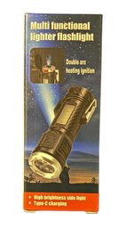 Multi-functional Flashlight That Also Features A Dual Arc Heating Ignition (lighter).