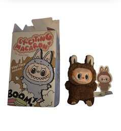 POP MART Labubu The Monsters Exciting Macaron Chestnut Cocoa Vinyl Face Plush