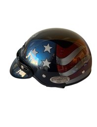 Harley-Davidson Stars & Stripes Half-shell Motorcycle Helmet. Size XL