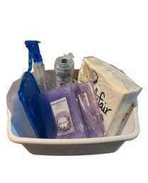 Misc Lot-Napkins,tupperware,paraffin Wax X4, Cups & Spray Bottle