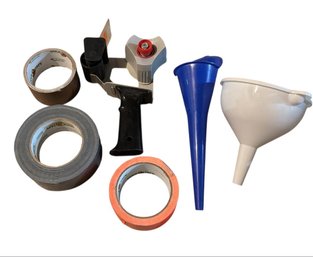 Misc Tape & Funnel Lot