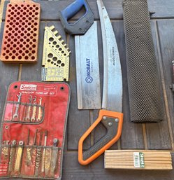 Hand Saws, Snap-on Tune Up Set & Husky Rubber Roll