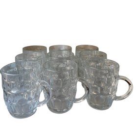 Arcoroc Britannia Dimpled Glass Beer Mugs