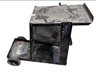 Heavy-duty, Multi-tier Rolling Welding Cart.
