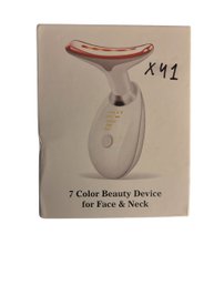 7 Color Beauty Device For Face And Neck. New