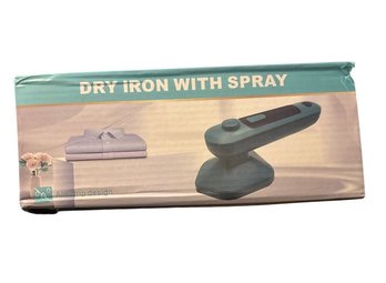 Mini Handheld Portable Dry Iron With A Spray. New