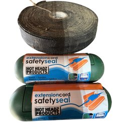 Hot Headz Extension Cord Safety Seals, Which Are Water-resistant Covers Designed To Protect Extension Cord Co
