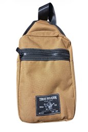 True Religion Yeta Sling Bag- Tan/Brown  In Color