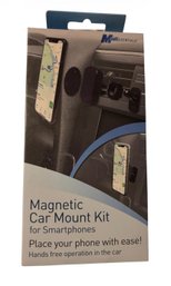 Mobilessentials Magnetic Car Mount Kit For Phone Or Gps