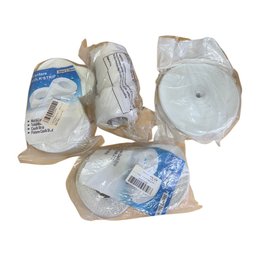 Caulk Strips & 1x50 Ft White Vinyl Trim