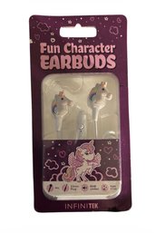 Fun Character Unicorn Earbuds