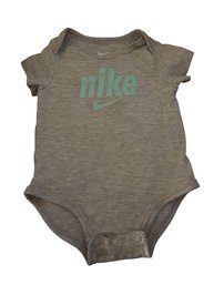 Gray Nike Baby Onesie/bodysuit. 9M