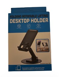Folding Rotatable Lifting Desktop Holder Designed For Mobile Phones And Tablets