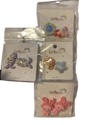 4 Pair Of Silver 925 LilDo Earrings