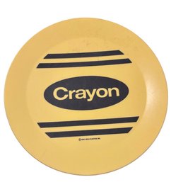 Vintage Crayon Collectible Plate