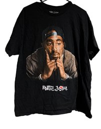 Tupac Size Large Poetic Justice T-Shirt