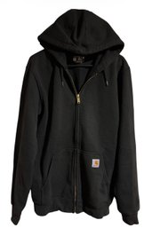 Black Carhartt Zippd Hoodie. Mens Size Small