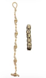 Vintage-style Decorative Chain Bracelet & Handcrafted Braclet